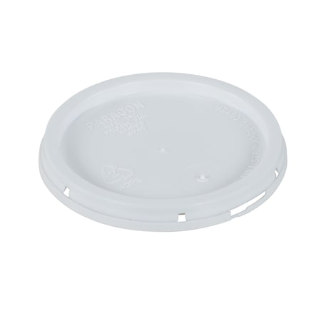 Vestil 1 Gal Tear Tab Lid, White LID-1-PWT